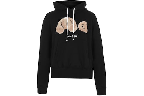 Palm Angels Bear Hoodie Black Men's SS21 US
