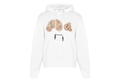 Palm Angels Bear Hoodie White Men's SS21 US