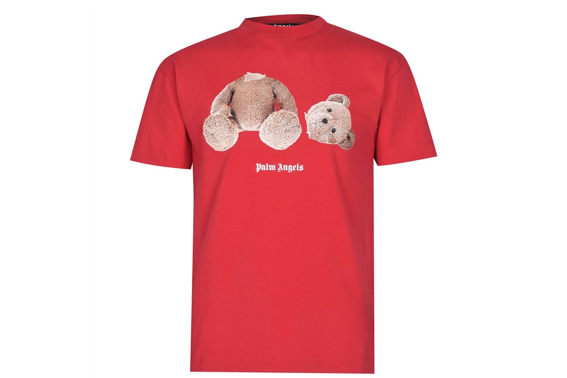 Pre-owned Palm Angels Bear T-shirt Red