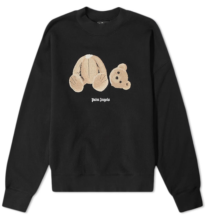 Palm Angels Kill The Bear Crewneck Sweatshirt Black/Brown Men's US
