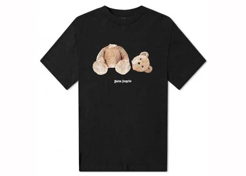 オープニング 大放出セール The Kill Angels Palm Bear US - Men's Black T-shirt トップス