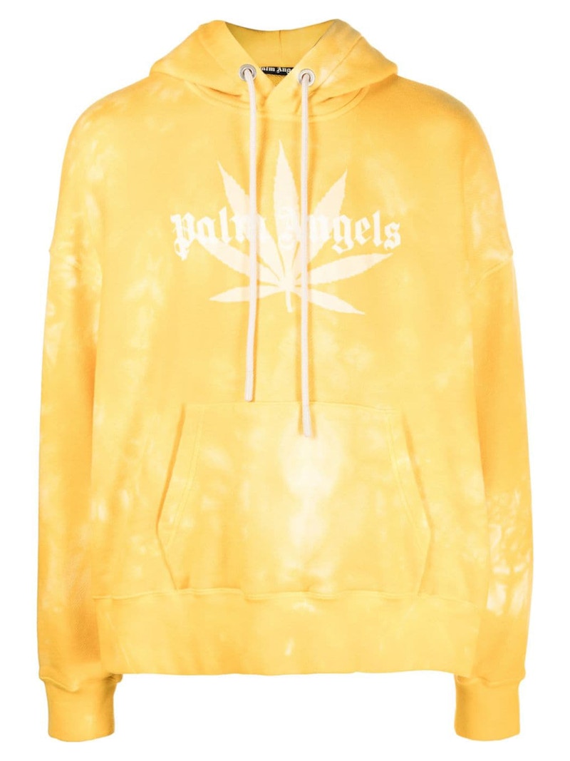 Palm angels best sale hoodie yellow