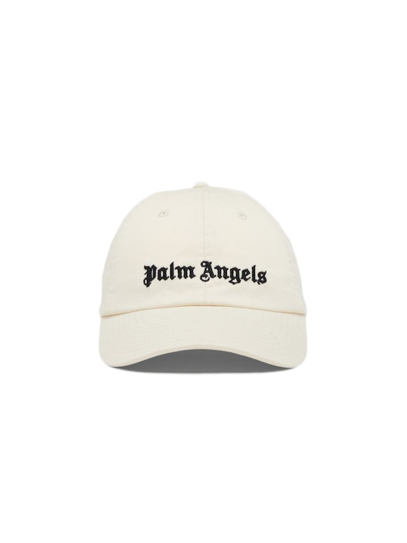 Pre-owned Palm Angels Logo Cap White