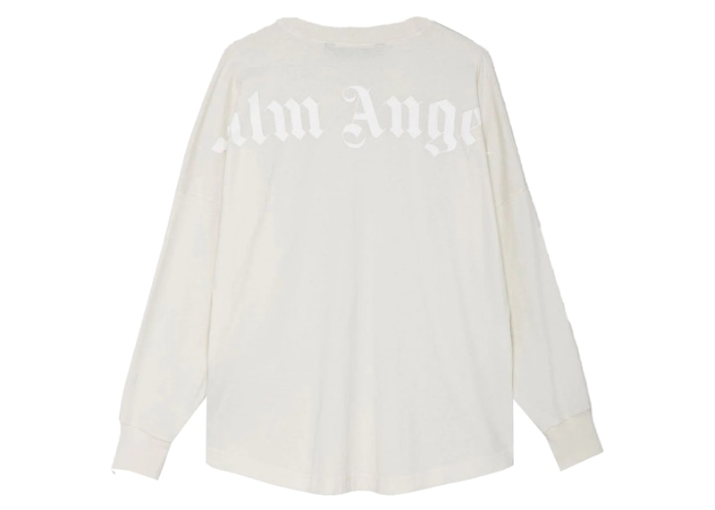 Palm Angels Logo L/S T-shirt Off White - FW21 Men's - US