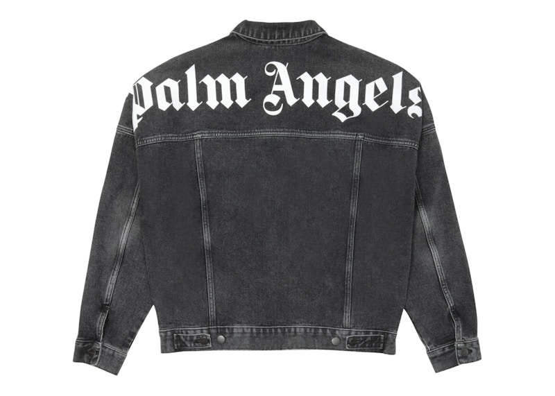 Palm angels black hot sale denim jacket