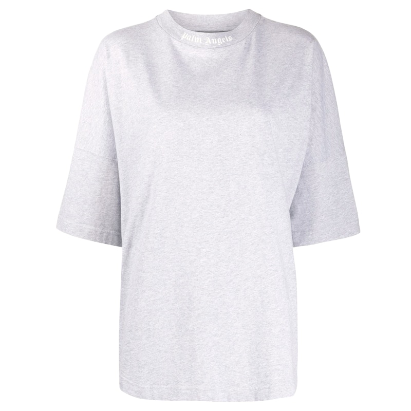 Palm Angels Logo Over Tee Grey
