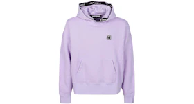 Palm Angels Logo Patch Hoodie Lilac