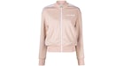 Chaqueta bomber con estampado de logotipo Palm Angels Rosa