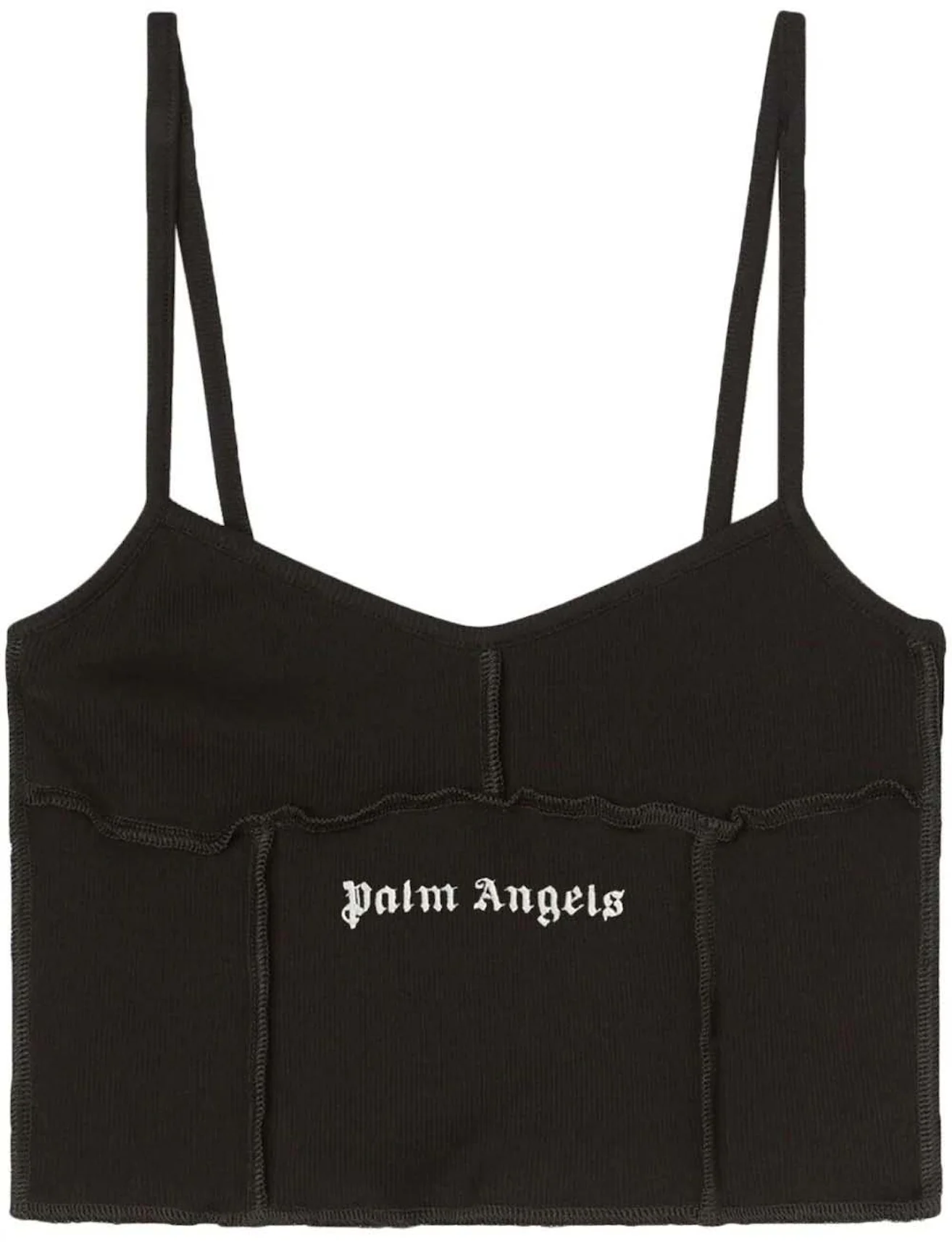 Logo Sport Top in black - Palm Angels® Official