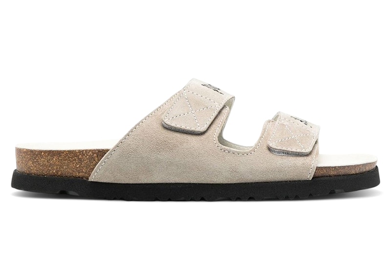 Palm Angels Sandali Slide Stampa Logo Bianco