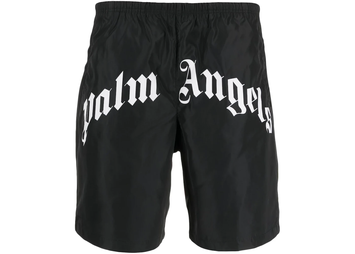 Palm Angels Logo Print Swimming Shorts Black Men's - SS21 - US