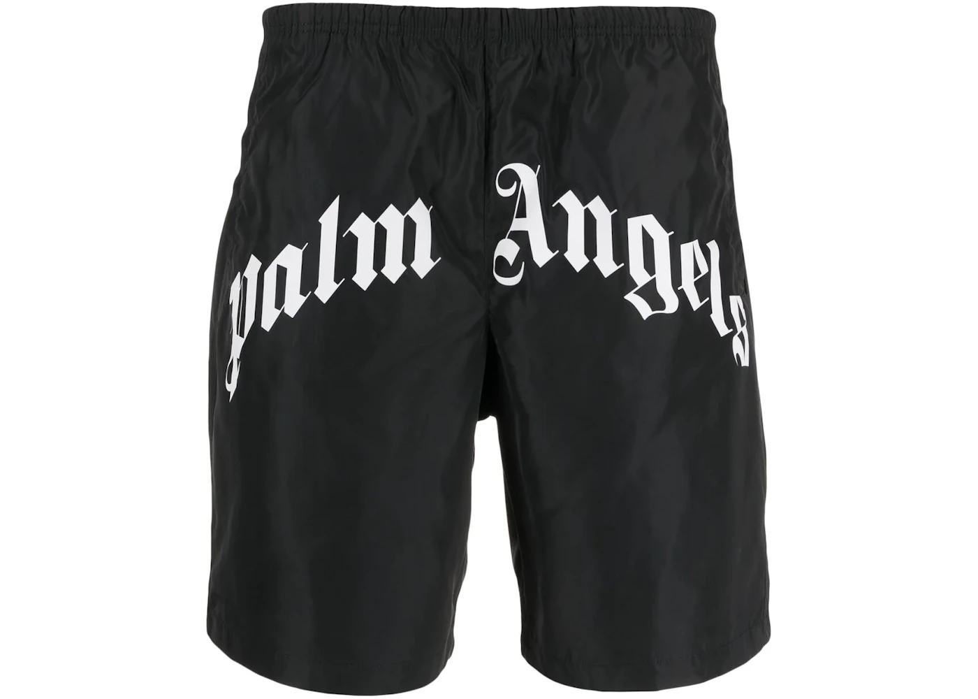 Palm Angels Logo Print Swimming Shorts Black Men s SS21 GB