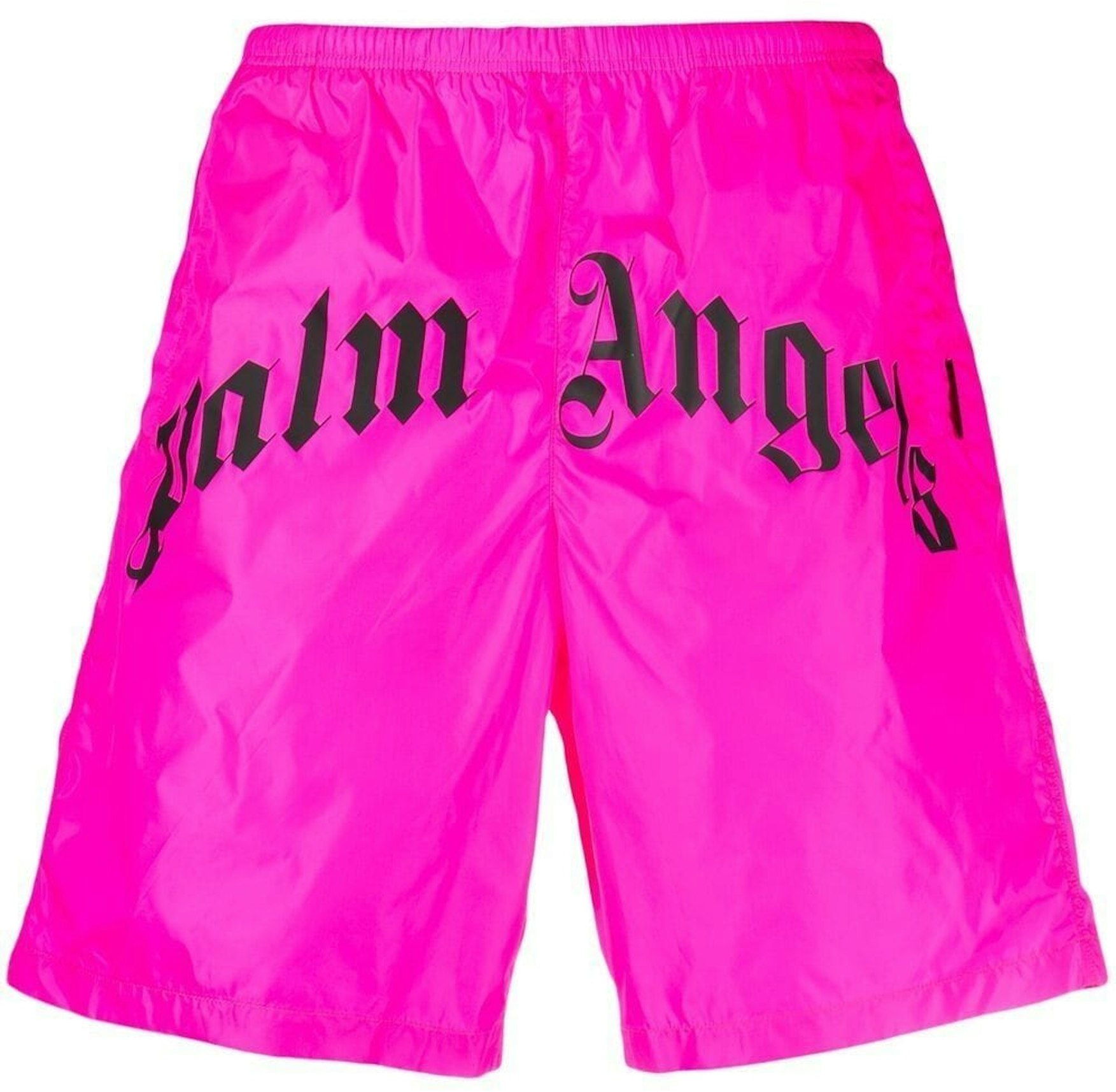 sextante Detector asqueroso Palm Angels Logo Print Swimming Shorts Hot Pink - SS21 - US