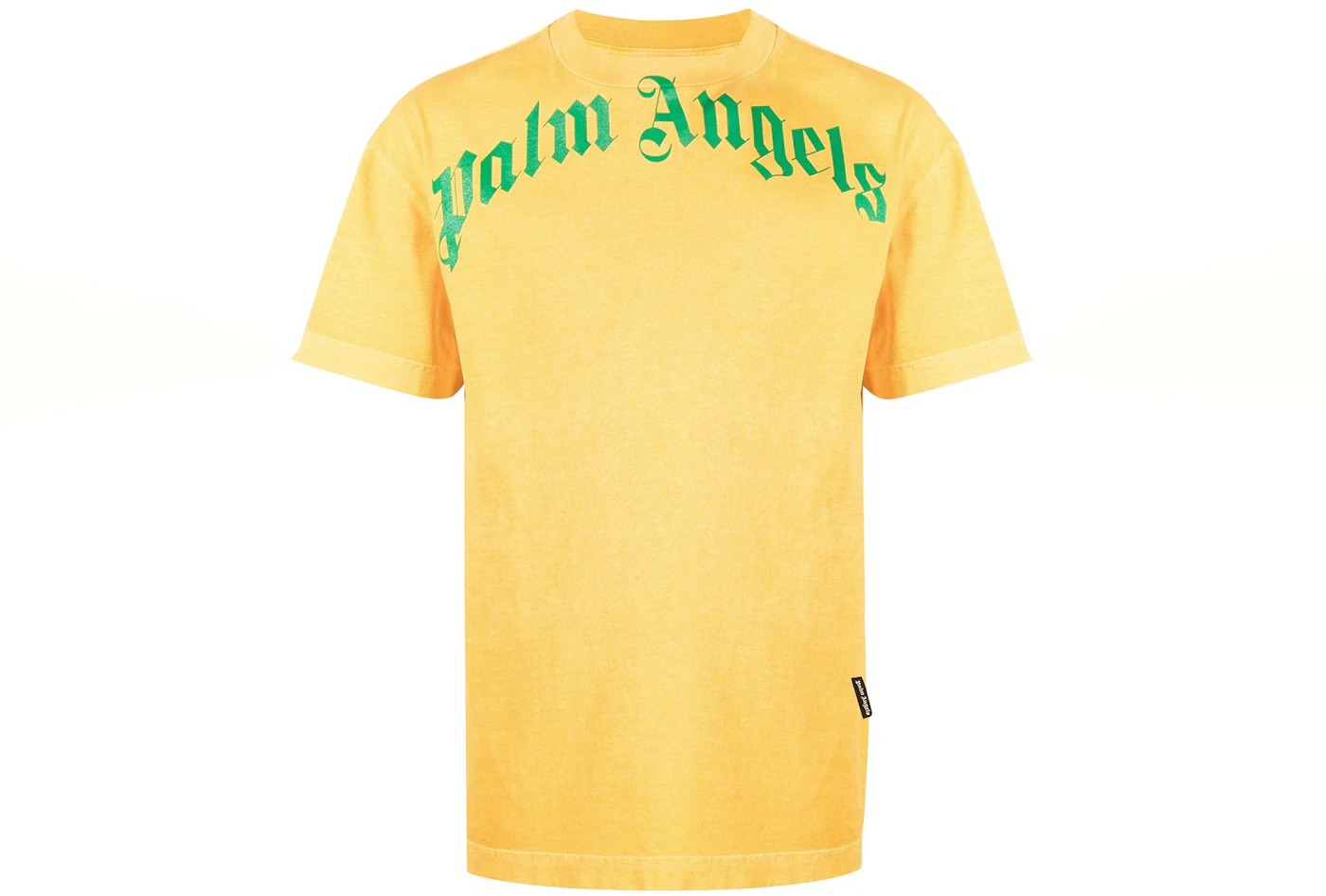 PALM ANGELS, Yellow Men's T-shirt