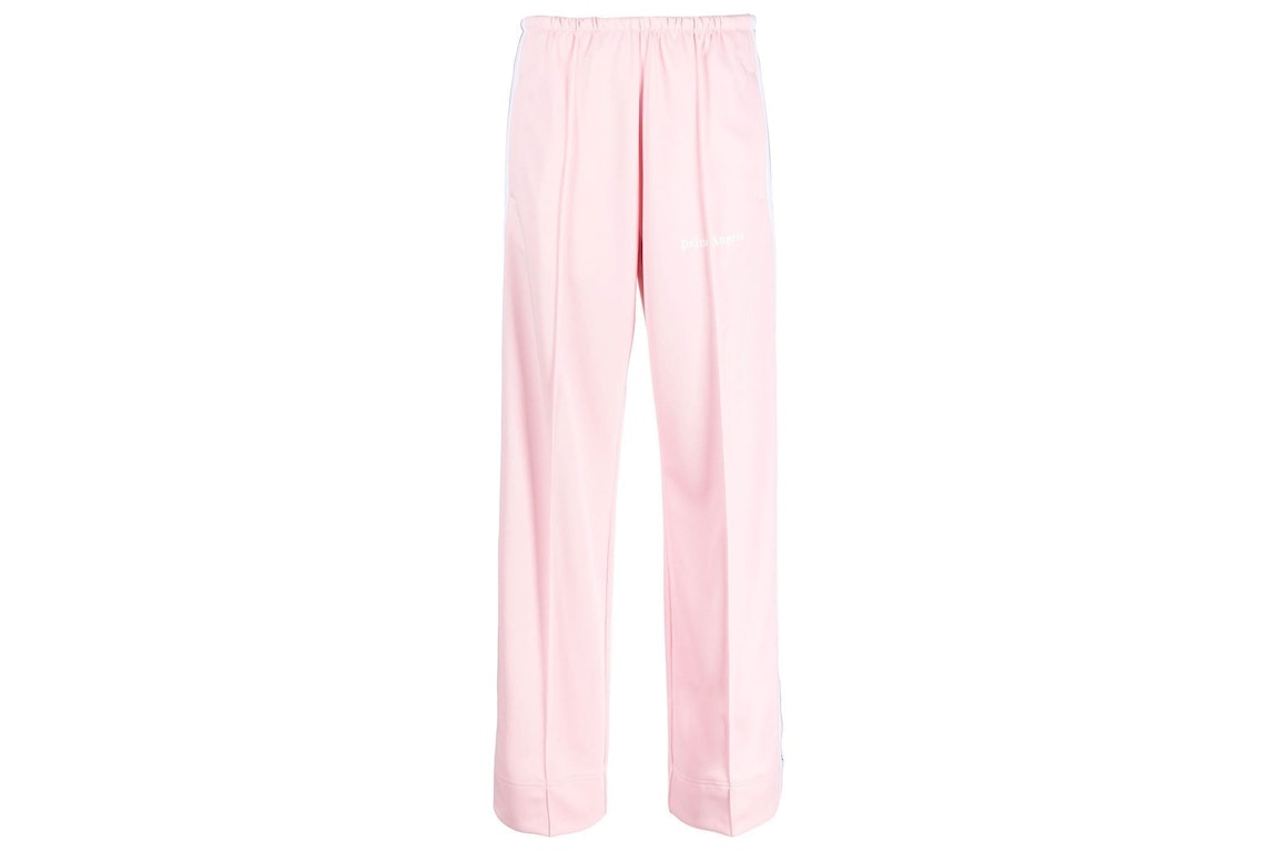 Pre-owned Palm Angels Logo Print Track Pants Light Pink