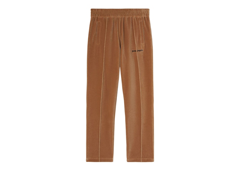 Beige palm angels track pants hot sale