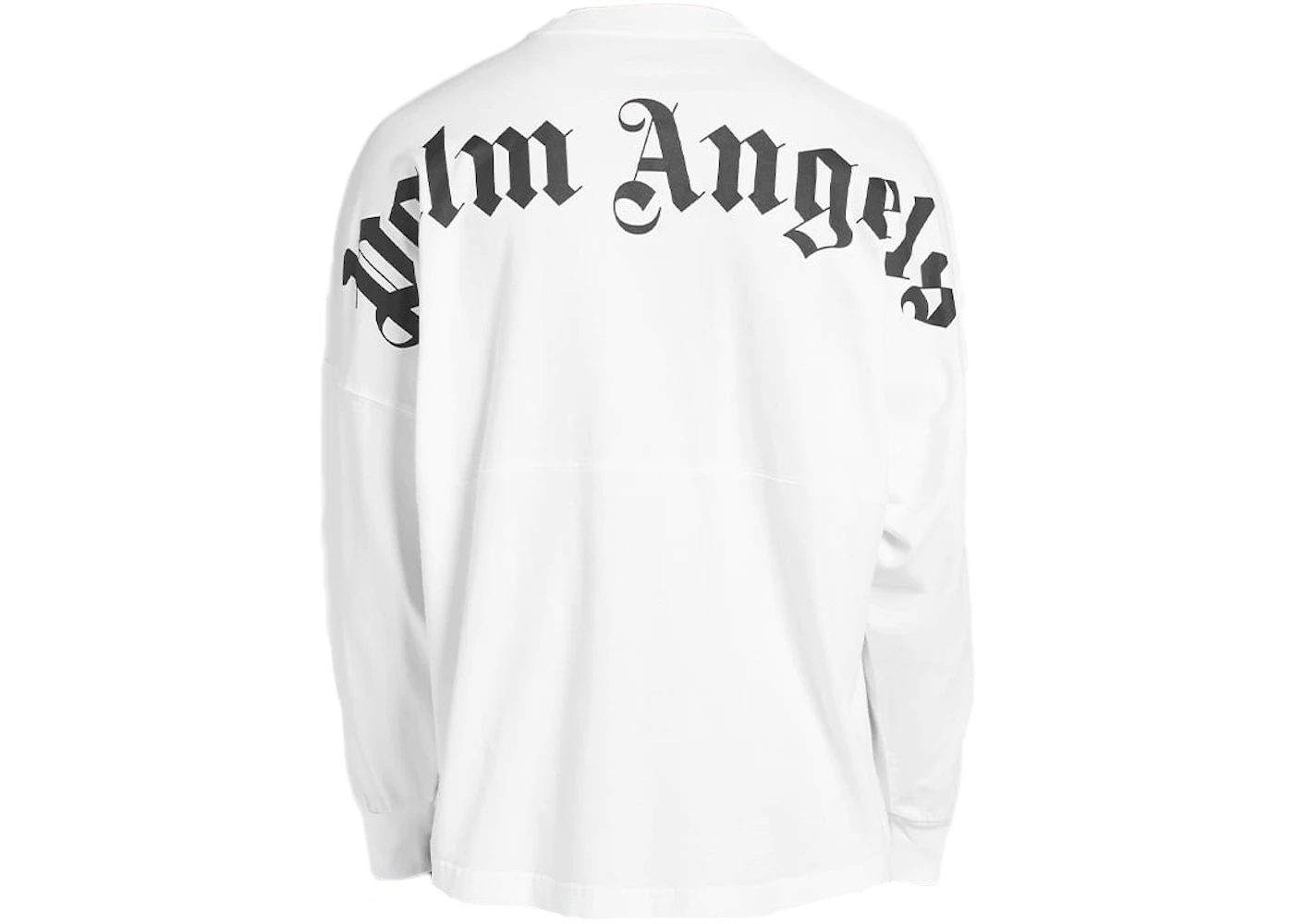 Palm Angels Logo Printed LS T-shirt White Men's - SS21 - US