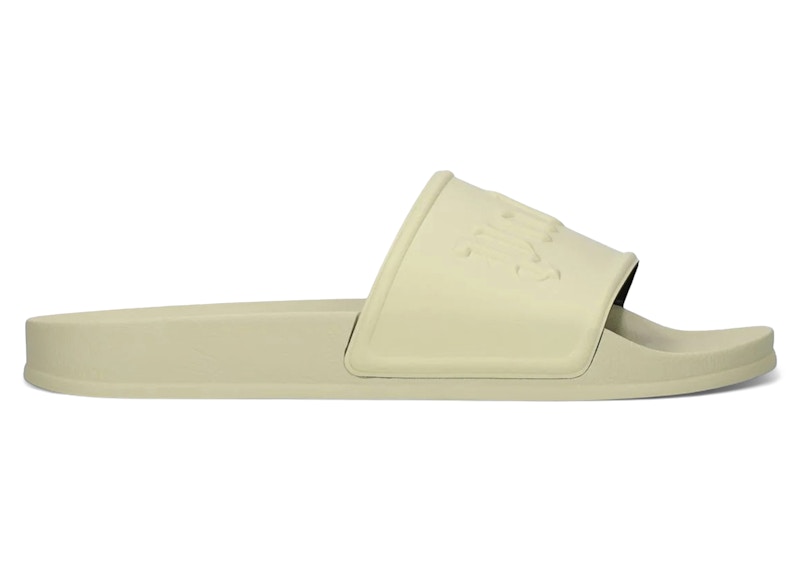 Slide con logo Palm Angels color menta