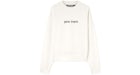 Palm Angels Logo Sweatshirt Off White/Black
