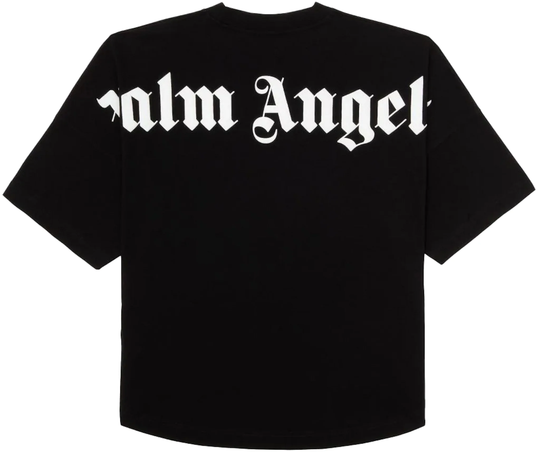 Palm Angels T-shirt in black/ orange/ white