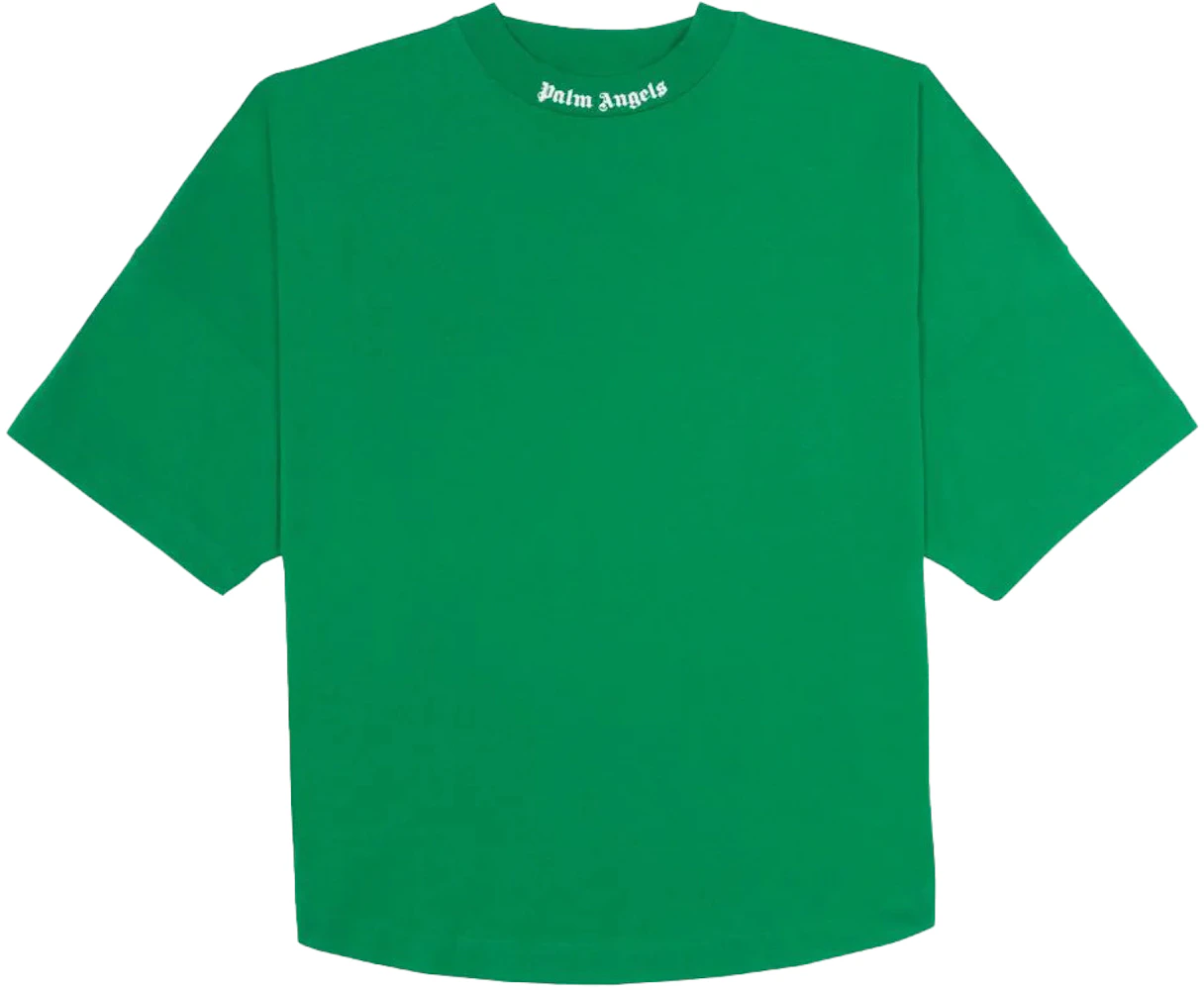 Palm Angels Logo T-shirt Military Green
