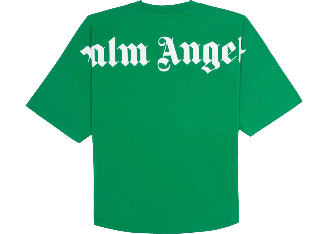 Palm Angels Logo T-shirt Forest Green Men's - SS21 - US