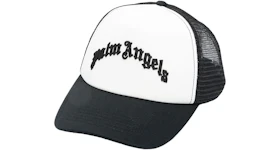 Palm Angels Logo Trucker Cap Cap Black/White