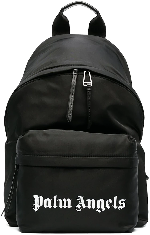 Palm Angels Logo-print Backpack Black Men's - SS21 - US