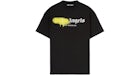 Palm Angels Los Angeles Sprayed Logo T-Shirt Black/Yellow