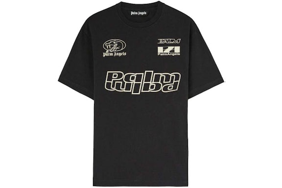 Palm Angels Camiseta Año Nuevo Lunar Negro/OFF-WHITE