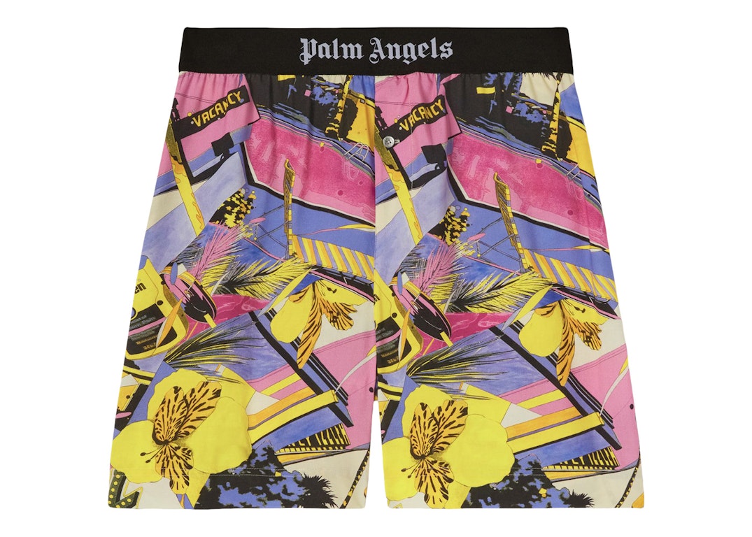 Pre-owned Palm Angels Miami Mix Easy Shorts Multi/multi