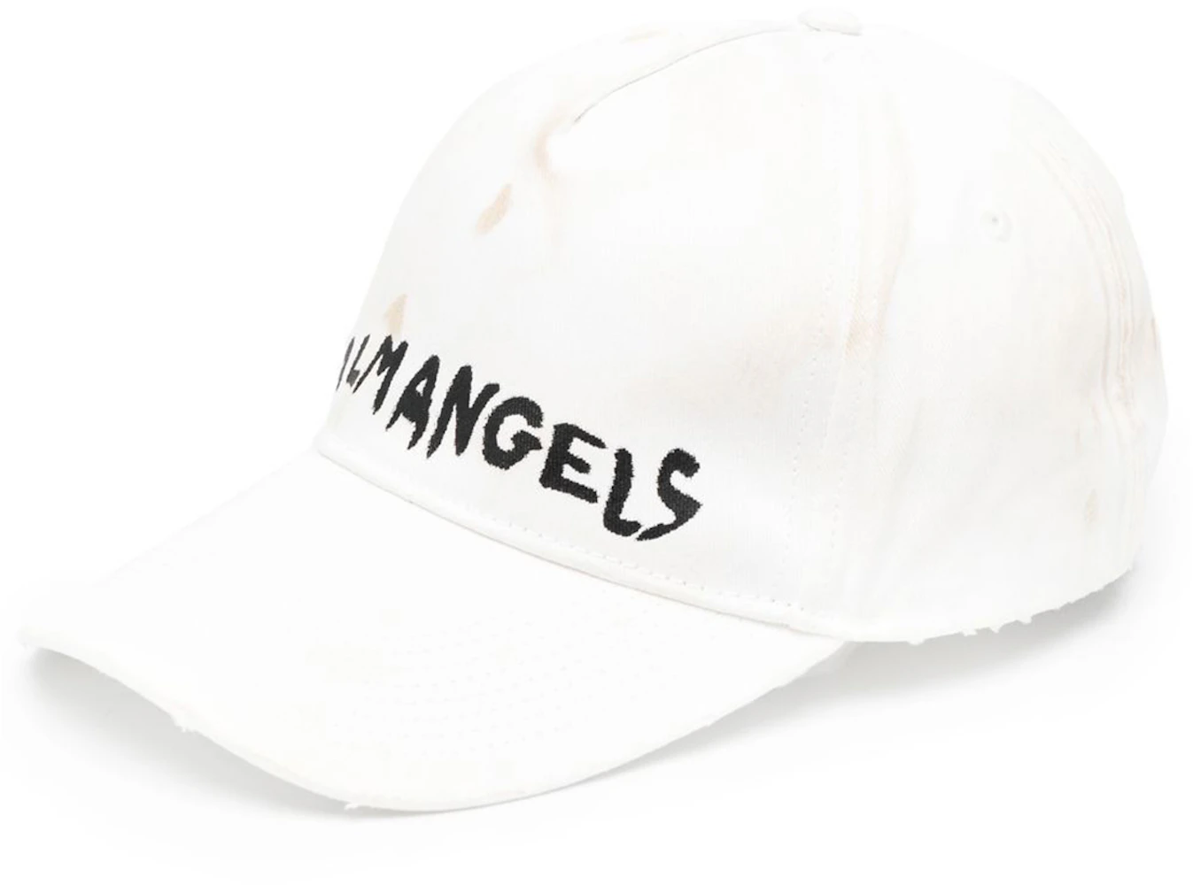 Palm Angels Miami Ripped Logo Cap White - SS23 - US