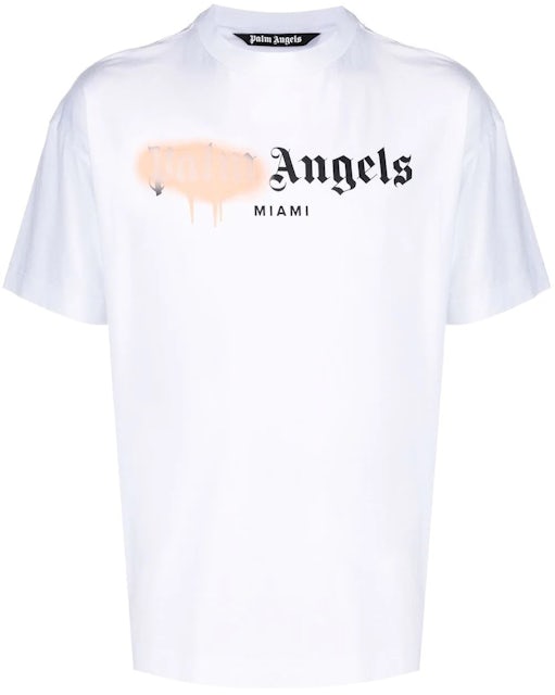 Palm Angels Sprayed Logo 'beverly Hills' T-shirt for Men