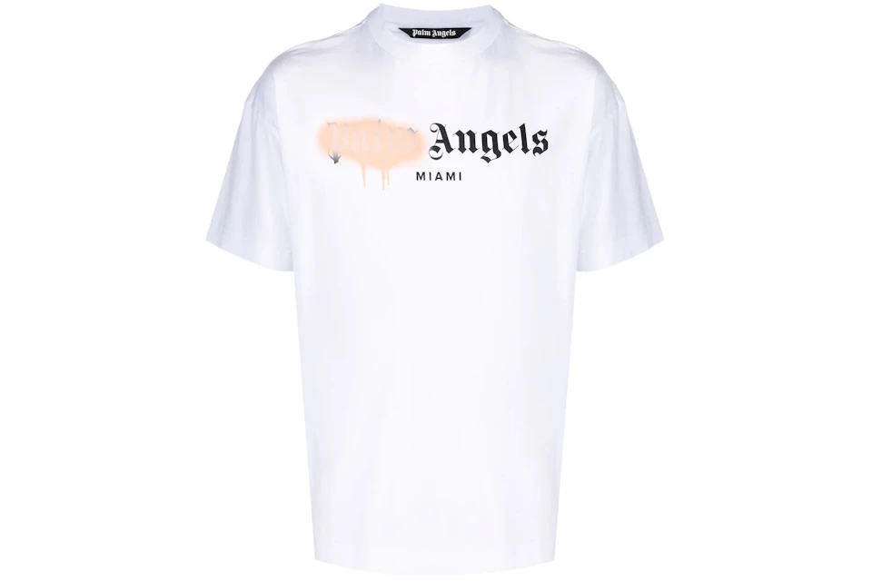 Palm Angels Miami Sprayed Logo T-shirt White