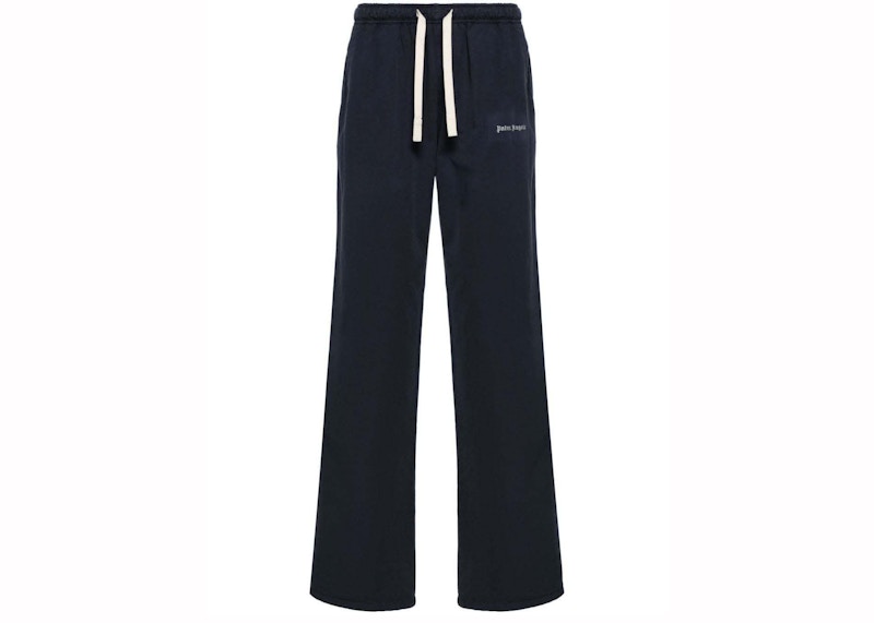 Palm Angels Pantaloni a vita media a gamba dritta Midnight Blu