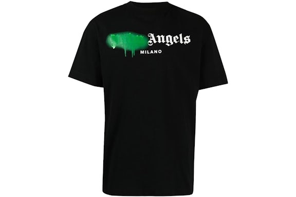 Palm Angels Milano Sprayed Logo T-shirt Black