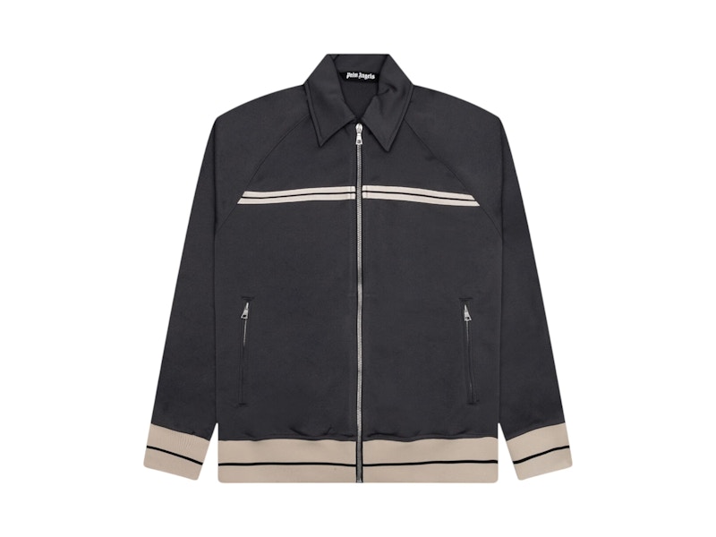 Palm Angels Mini Tape Track Jacket Dark Grey