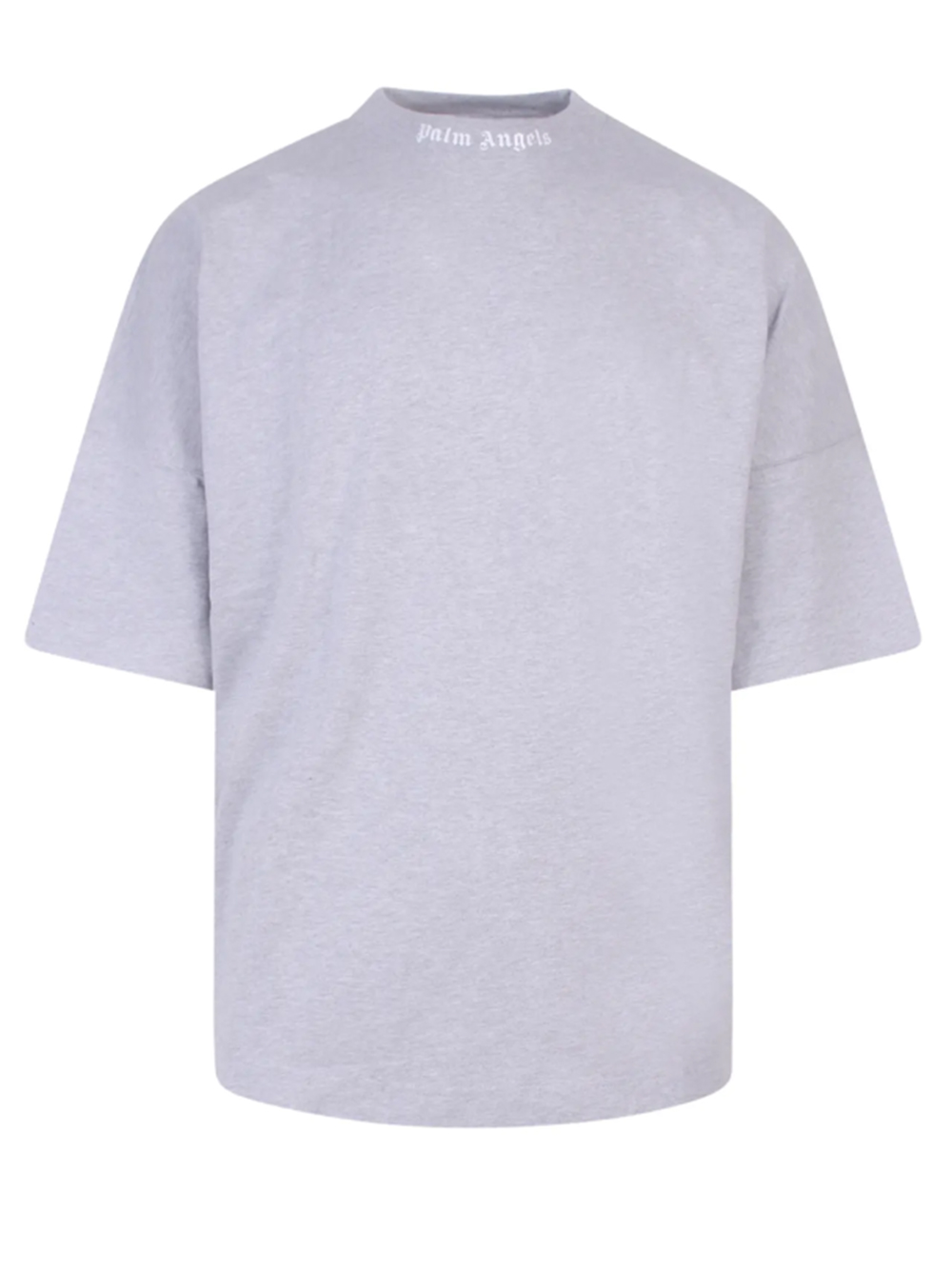 Palm Angels Gothic Logo Longsleeve T-Shirt Melange Grey