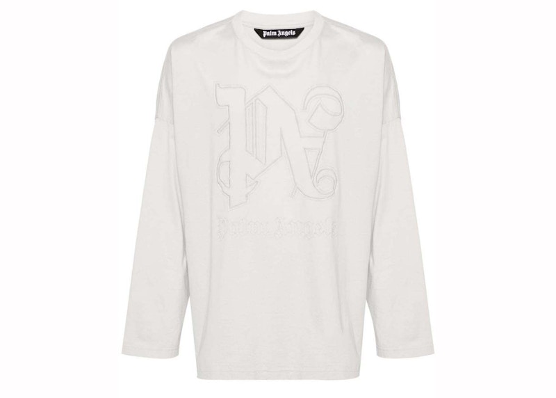 PALM ANGELS Monogram Check Shirt (Brown) main image 1