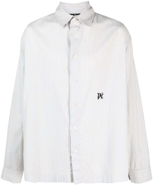 Burberry Men's Monogram Embroidered Shirt