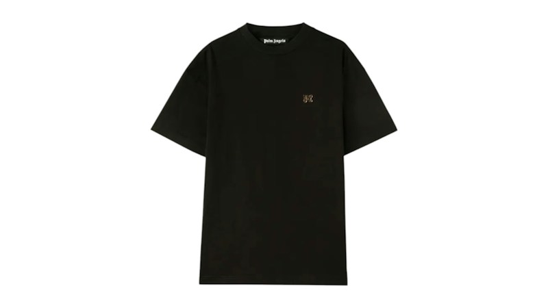 Palm Angels Monogram Pin Tee Zwart