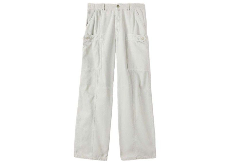Palm Angels Monogram Pockets Pantalón Gris Claro