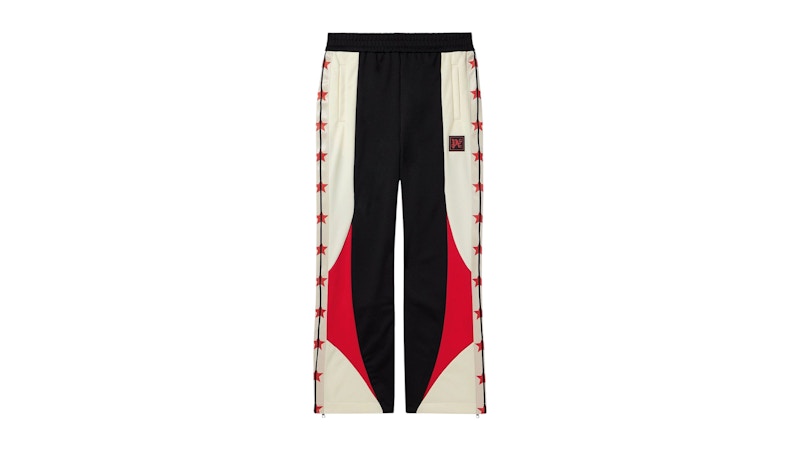 Palm Angels PA Racing Track Pants Black/White