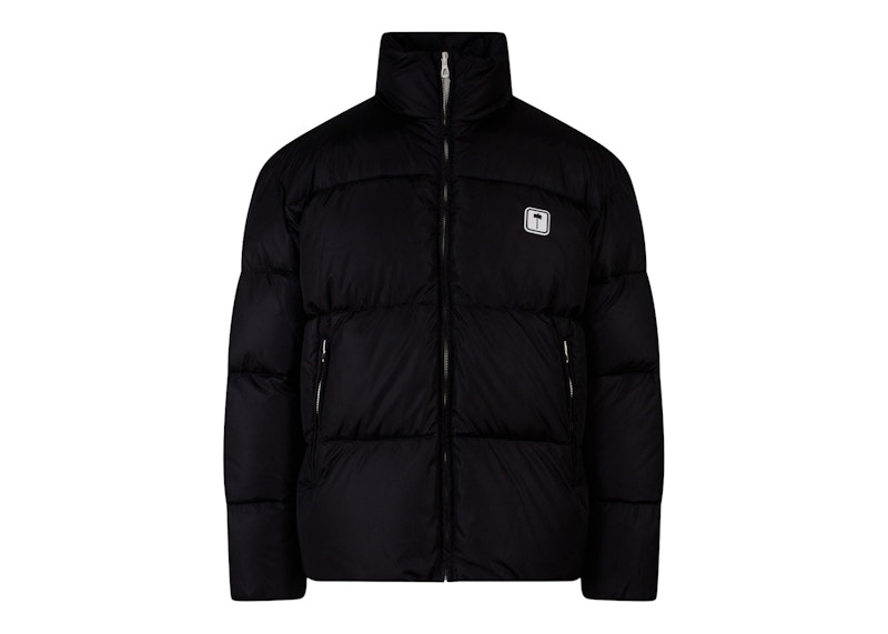 Palm Angels PXP Patch PA Logo Print Jacket Black/White