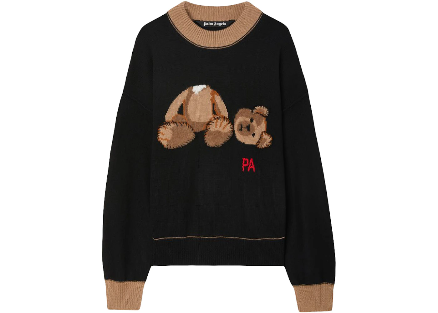Angels Bear Sweater Palm Angels Teddy Pullover PALM ANGELS Bear