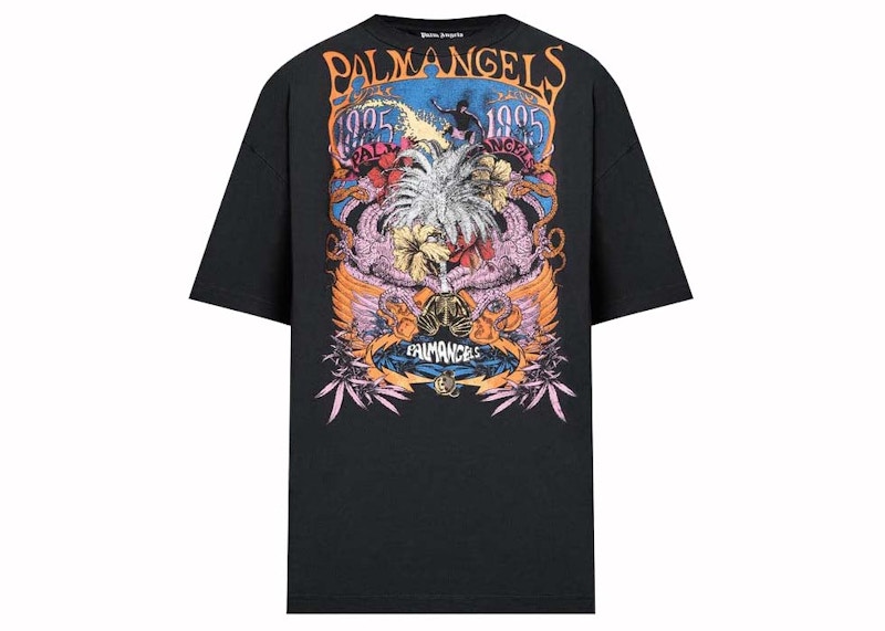 Pre-owned Palm Angels Men's Palm Festival T-shirt In Black