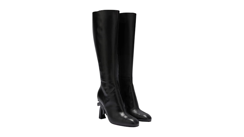 Pre-owned Palm Angels Women's Palm Heel Boots Sneakers In Black