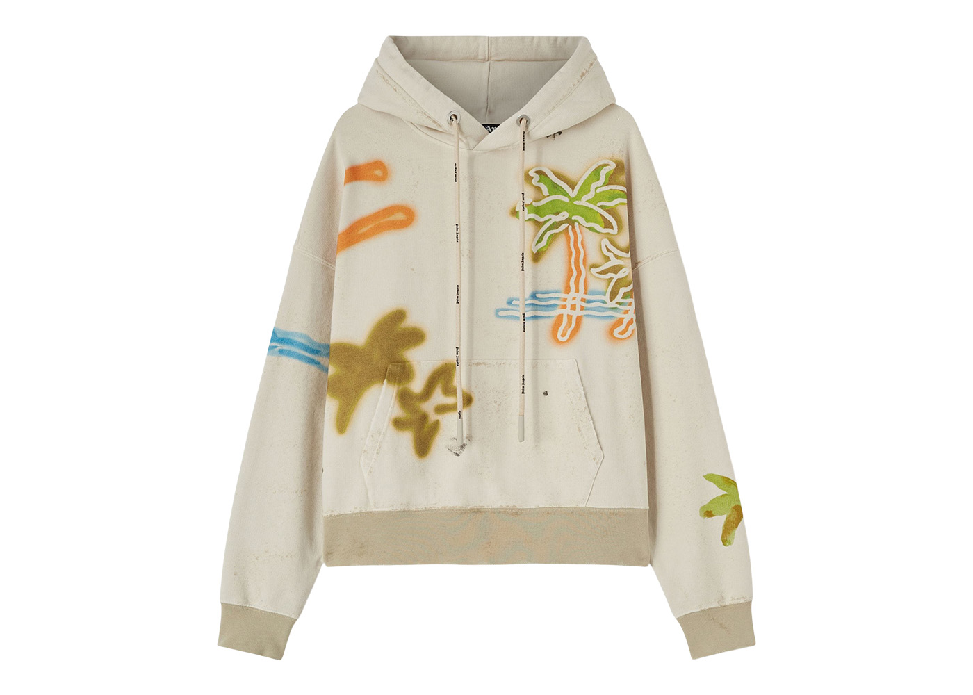 Palm Angels Palm Neon Hoodie Off-White/Multi Men's - SS23 - US