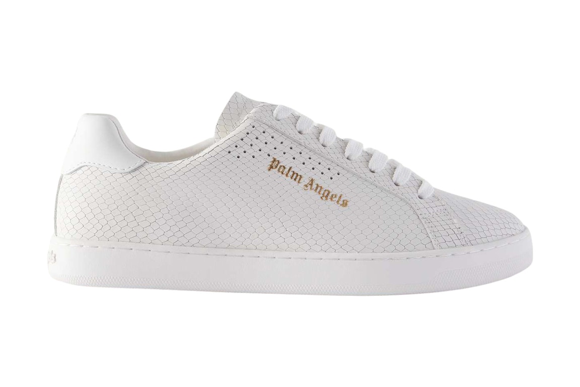Pre-owned Palm Angels Palm One Snake Skin White In White/white