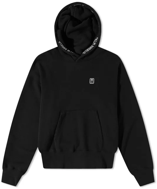 Palm Angels Palm Patch Taping Popover Hoodie Black Men's - FW21 - US